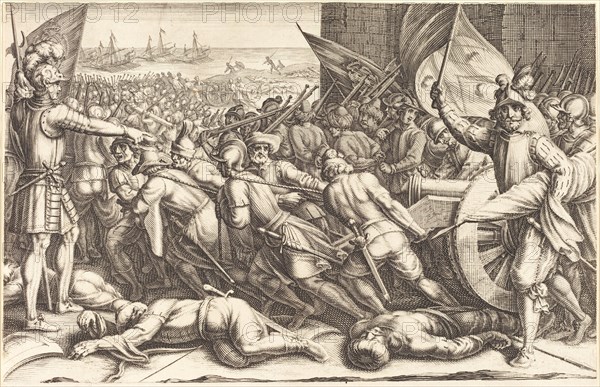 The Re-embarkation of the Troops, c. 1614.