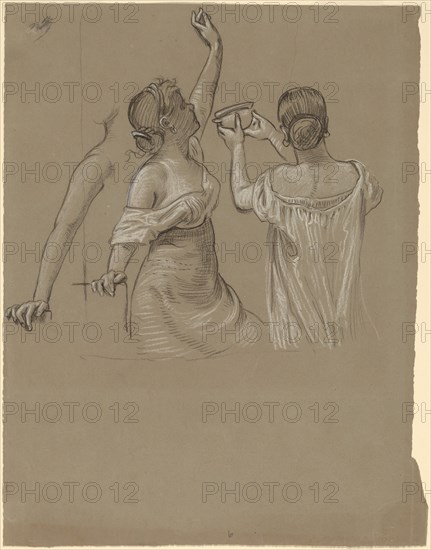 Dionysian Revelers, mid-late 19th century.