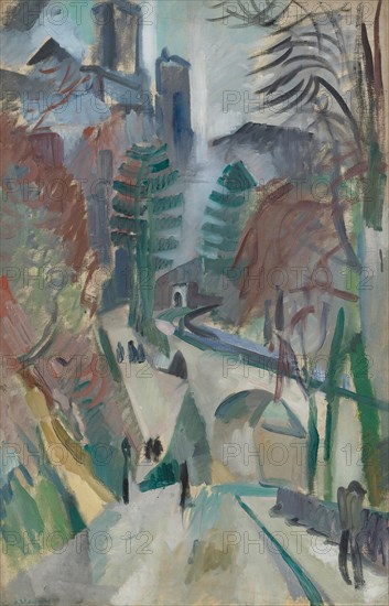 Paysage de Laon , 1912. Private Collection.