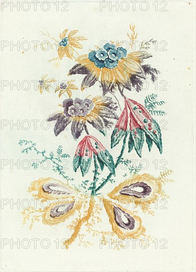 Fantastic Flowers with Peapod Leaves, 1795.