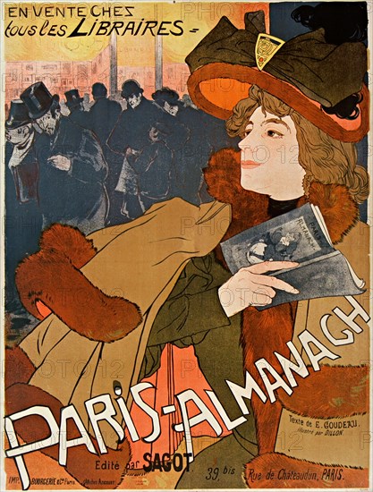 Paris-Almanach, c. 1900. Private Collection.