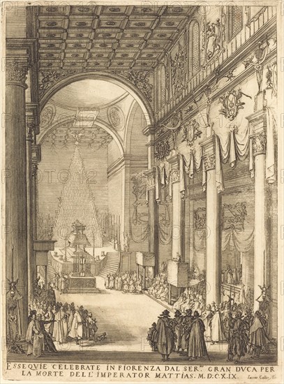 The Catafalque of the Emperor Mathias, 1619.