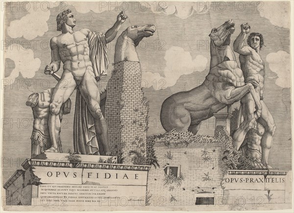 Opus Filiae... Opus Praxitelis, before 1546.