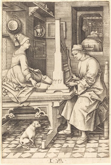 The Organ Player and His Wife, c. 1495/1503.