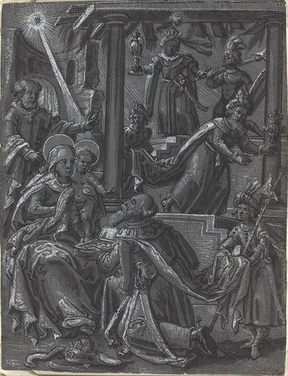 The Adoration of the Kings [recto], c. 1600.