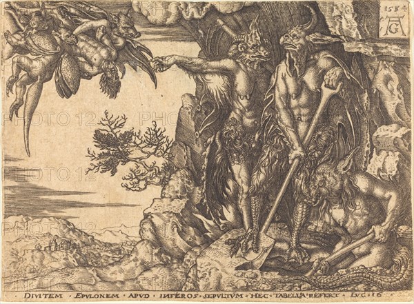 The Rich Man Being Carried Away by the Devil.