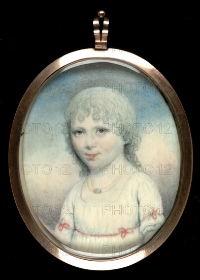 Portrait of a Child, ca. 1800. [Miss Borrie].