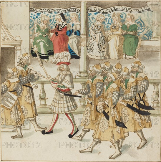 Parading Knights in Oriental Costume, c. 1515.