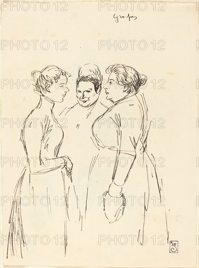 Gossiping Women, late 19th-early 20th century.