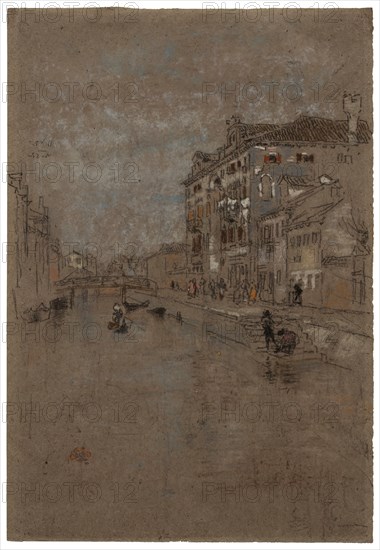 Canal in Venice (Tobacco Warehouse), 1879-1880.