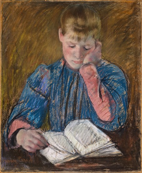 Young Girl Reading (Jeune Fille Lisant), c. 1894.