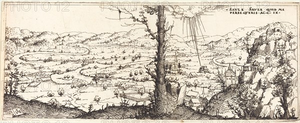 Landscape with the Conversion of Saint Paul, 1545.