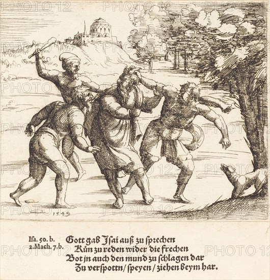 Isaiah Accepts Mockery because of His Faith, 1549.
