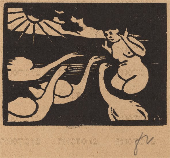 Bather with Swans (La baigneuse aux cygnes), 1893.