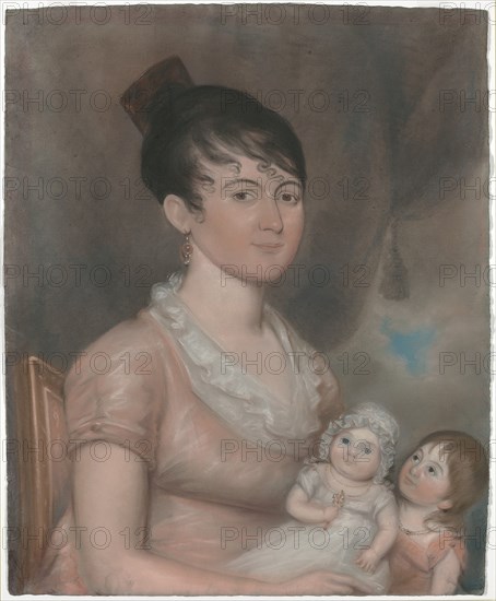 Anna Margaret Blake and Her Two Children, c. 1808.