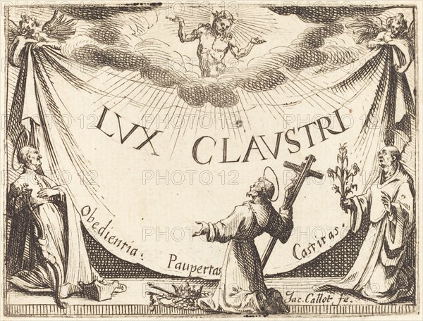 Frontispiece for "The Light of the Cloister", 1628.