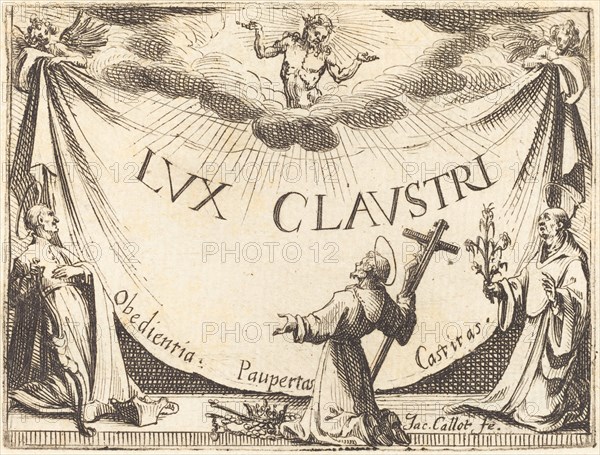 Frontispiece for "The Light of the Cloister", 1628.