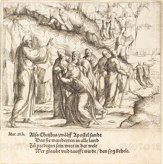 Christ Charges the Apostles of their Mission, 1548.