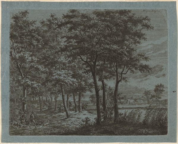 Landscape with a Peasant Carrying Firewood, c. 1800.