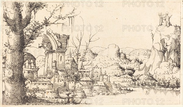River Landscape with the Temptation of Christ, 1545.