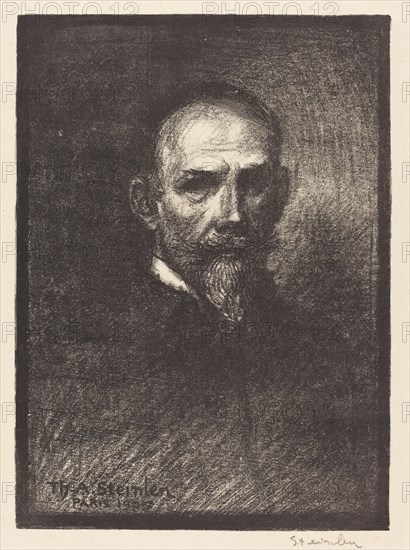Self-Portrait (Steinlen de face, tete droite), 1905.