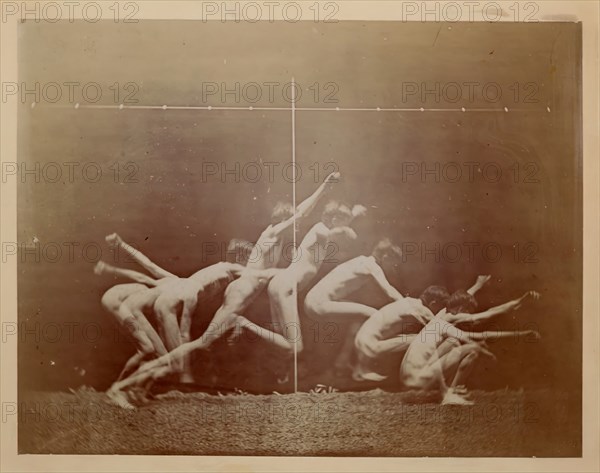 Marey Wheel Photographs of Unidentified Model, 1884.