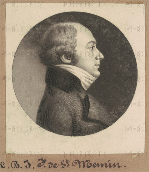 Charles Balthazar Julien Févret de Saint-Mémin, 1801.