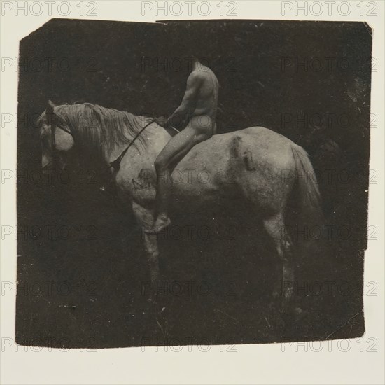 Samuel Murray Astride Eakins' Horse "Billy", c. 1892.
