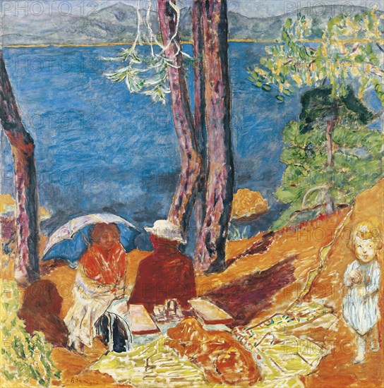 Bord de mer, sous les pins , 1921. Private Collection.