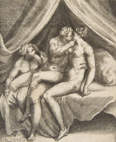 Venus and Mars, from 'The Loves of the Gods', 1531-60.