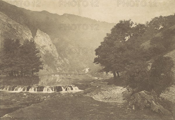 Entrance to Dove Dale, Derbyshire, 1880s, printed 1888.