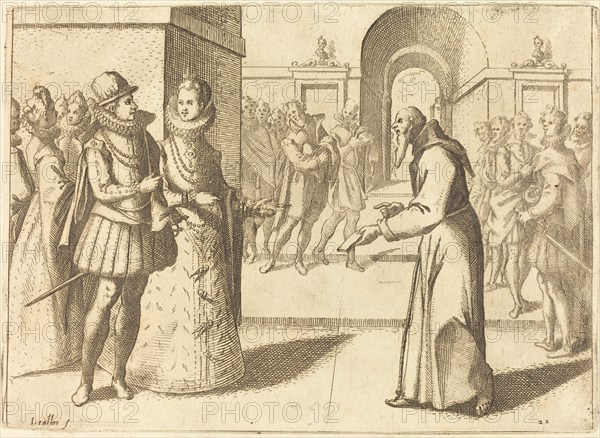 A Capucio Bringing Thanks of the King of Bavaria, 1612.