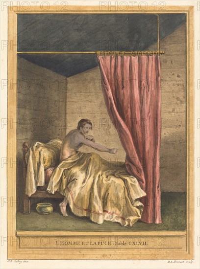 L'homme et la puce (The Man with Fleas), published 1756.