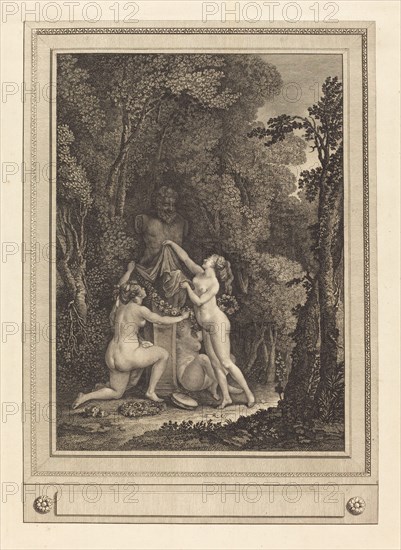 Les nymphes scrupuleuses, 1784. [The scrupulous nymphs].