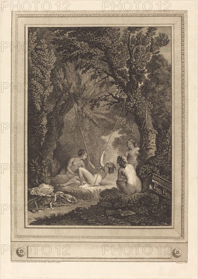 La balançoire mysterieuse, 1784. [The mysterious swing].