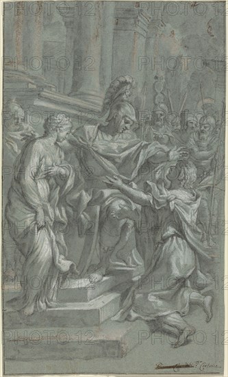 Scipio Restoring His Captive to Her Lover, 17th century.