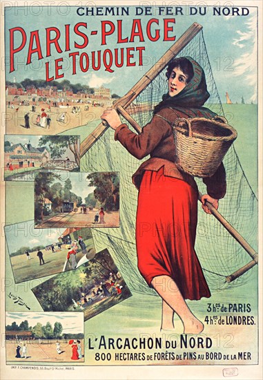 Le Touquet-Paris-Plage, c. 1900-1910. Private Collection.