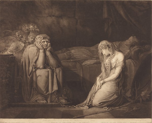 Belisane and Parcival under the Enchantment of Urma, 1782.