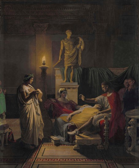 Virgil reading from the "Aeneid", 1864. Private Collection.