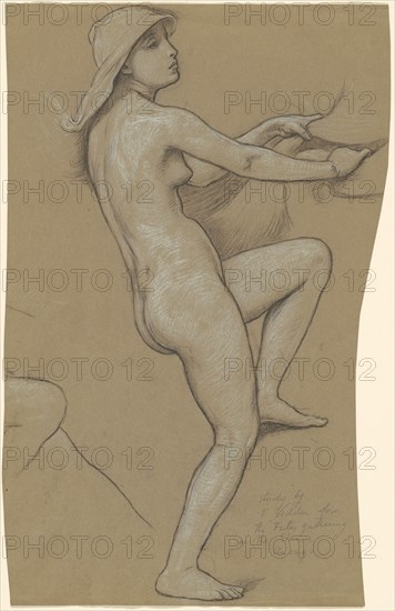 Study for "The Fates Gathering in the Stars", c. 1884-1887.