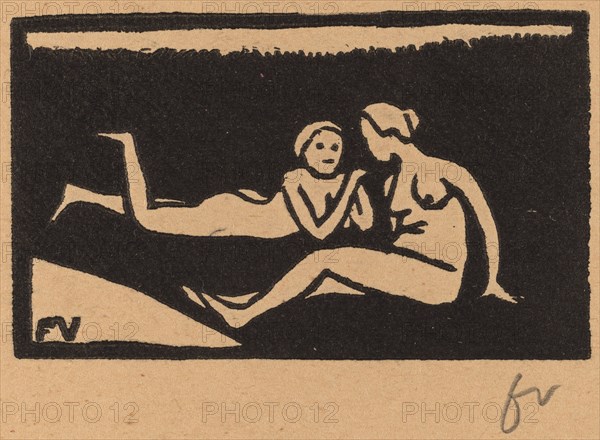 Bathers on the Grass (Baigneuses étendues sur l'herbe), 1893.