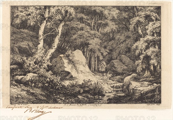 Au ravin de la faille, Auvergne (The Ravine at Auvergne), 1846.