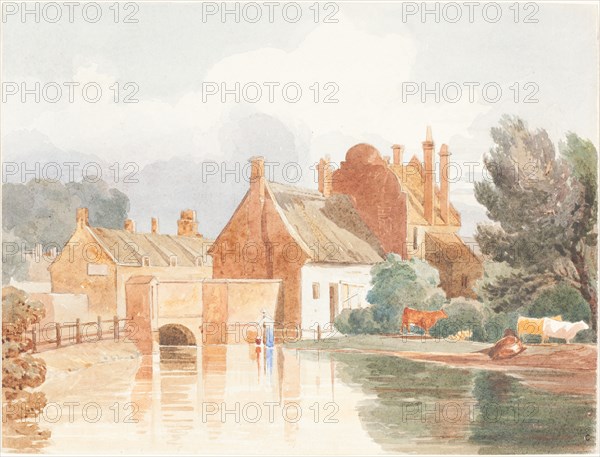 On the Bure, near Aylsham, Norfolk. Attributed to James Bulwer.
