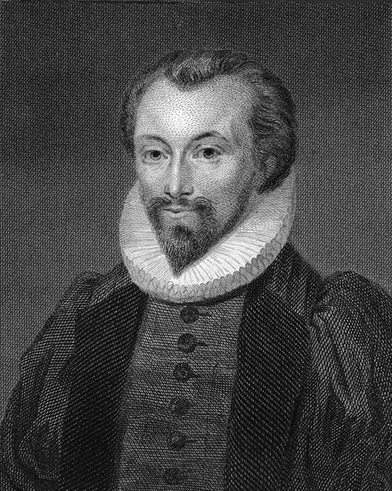 Portrait of the poet John Donne (1572-1631). Private Collection.