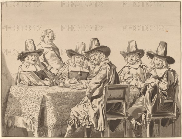 Directors of the Orphan Asylum of Haarlem, 1777, published 1786.