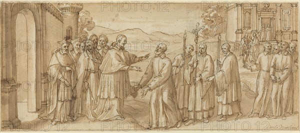 The Meeting of San Carlo Borromeo and San Filippo Neri, c. 1600.