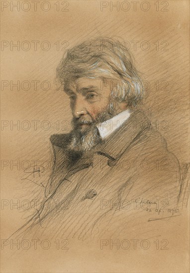 Portrait of Thomas Carlyle (1795-1881), 1875. Private Collection.