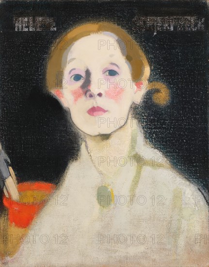 Self-Portrait, 1915. Found in the collection of Ateneum, Helsinki.