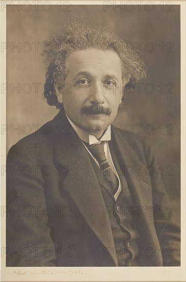 Portrait of Albert Einstein (1879-1955), 1921. Private Collection.