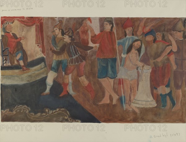 Station of the Cross No. 1: "Jesus is Condemned to Death, c. 1936.